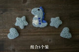 1 Set Handmade Wool Felt Stars & Moon Newborn Photography Props