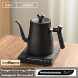 220V Thermostatic Coffee Pot Gooseneck Electric Espresso Pots