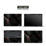 Black Geometry Cover Laptop Skin Stickers Notebook Film