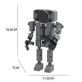 1-5PCS Skibidi Toilet Man vs Monitor Building Block