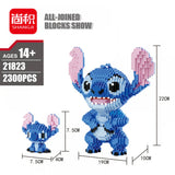 2300Pcs+ Mini Bricks Toys Stitch Diamond Building Block