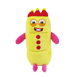 14-30cm Cartoon number Plush Doll Toy Educational Stuffed