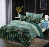 2/3 Pcs Luxury Duvet Cover Set Fashion Geometry