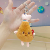 12cm Kawaii Food Bread Hamburger Hot Dog French