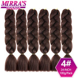 24" Jumbo Braids Synthetic Hair - Ombre Box Braids