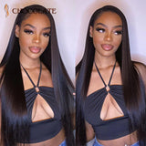 13X4 HD Transparent Lace Frontal Wig Brazilian Straight