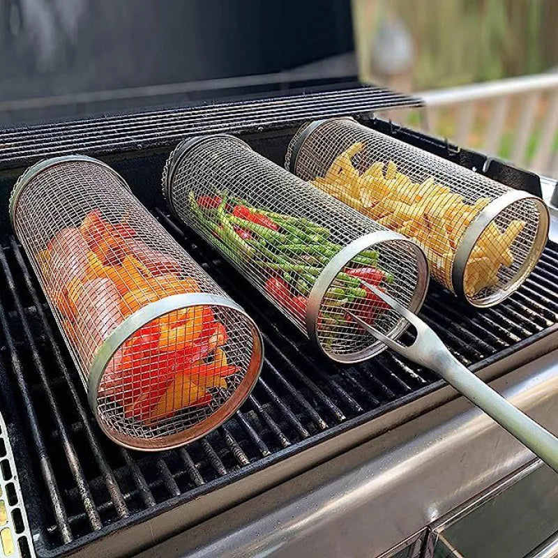 20cm/30cm Stainless Barbecue Rack Cooking Grill Grate Outdoor