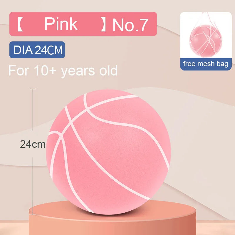 24CM Size Bouning silent ball basketball mute ball