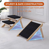 Folding Pet Ramp Non-slip 2 In 1 Stairs