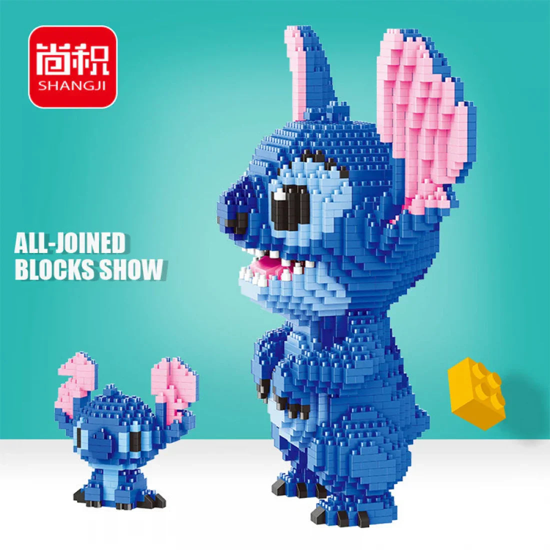 2300Pcs+ Mini Bricks Toys Stitch Diamond Building Block