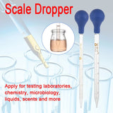 1/5Pcs 5ml 10ml Glass Graduated Pipettes Transfer Dropper