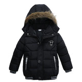 2-6 Years Autumn Winter Boys Jacket Warm Fur