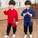 2023NEW Chinese Traditional Hanfu For Kids Boys Long