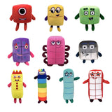 10pcs Cartoon number Plush Doll Toy Educational Stuffed