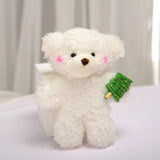 12cm Cute Bear Plush Keyring Pendant Soft Stuffed