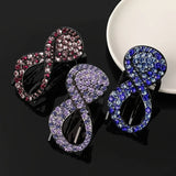 1pcs Elegant Hair Claw Clip Rhinestone Crab Clip