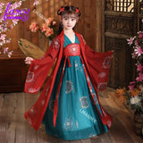 Ancient Kids Traditional Dresses Chinese Outfit Girls Costume