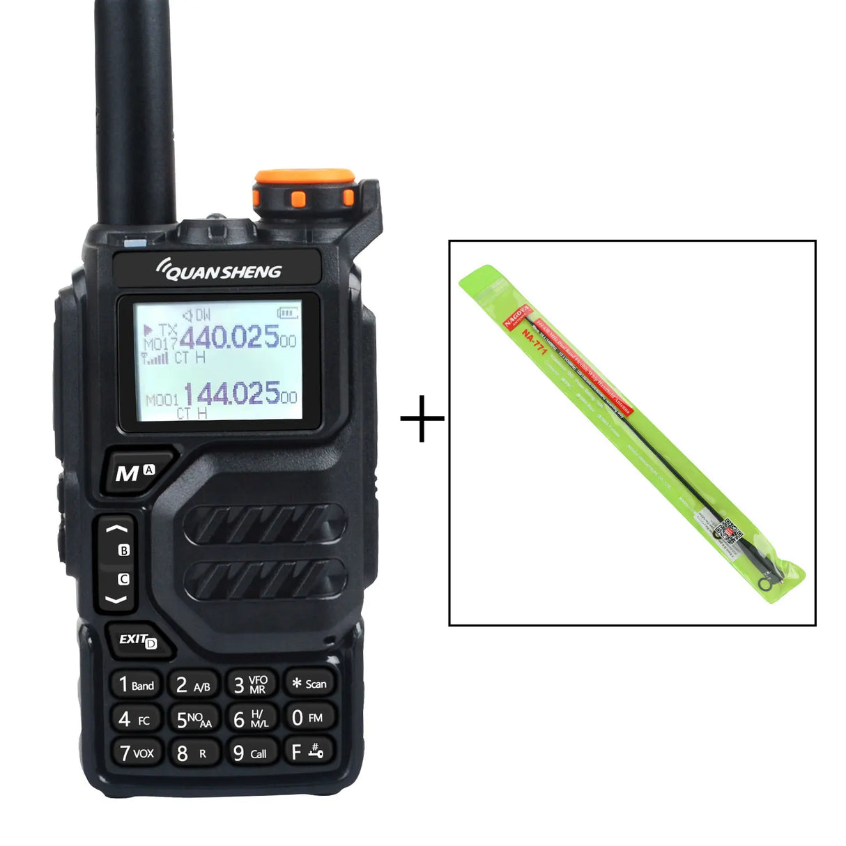 50-600MHz RX Walkie Talkie UV-K5 Quansheng VHFUHF 136-174MHz