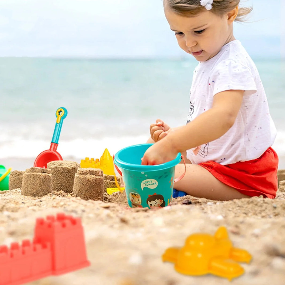 18PCS Summer Beach Toys Kids Sand Set Beach