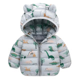 1-5 Years Baby Boy Hooded Lightweight Down Jacket