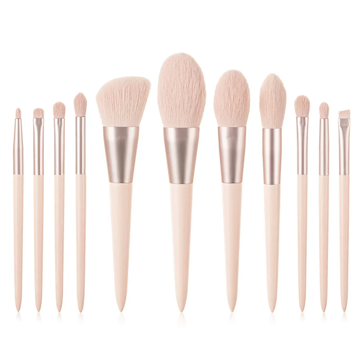 11PCS Makeup Brush Set Pink Girl Super Soft