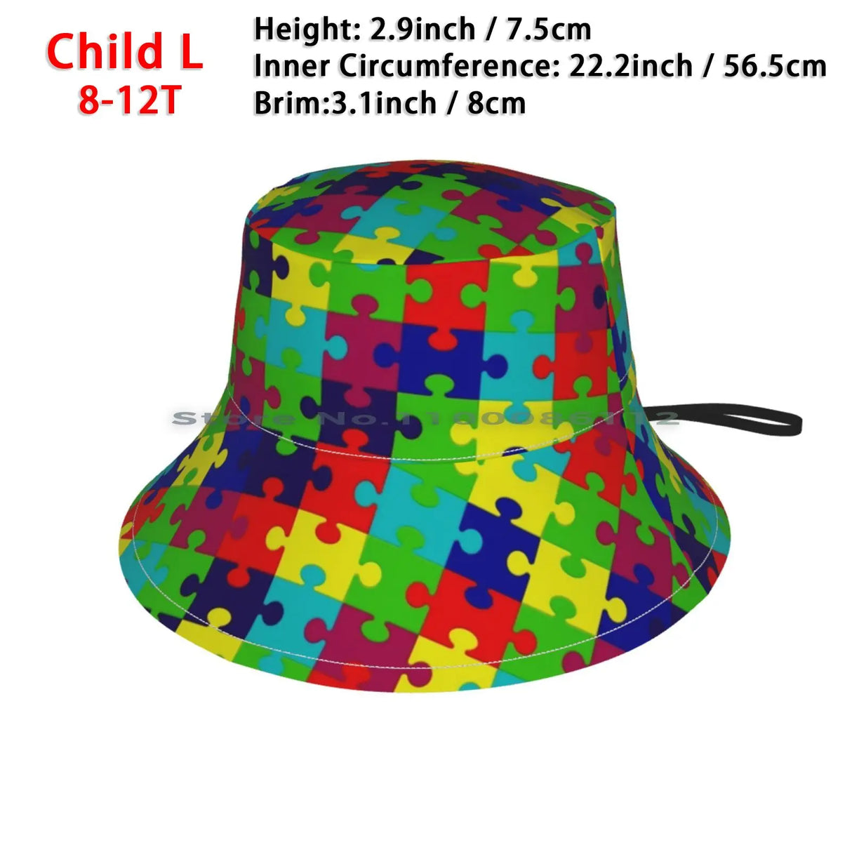 Autism Awareness Beanies Knit Hat Puzzled Game Brain