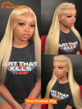 Blonde 5x5 Glueless Wig Human Hair Ready To