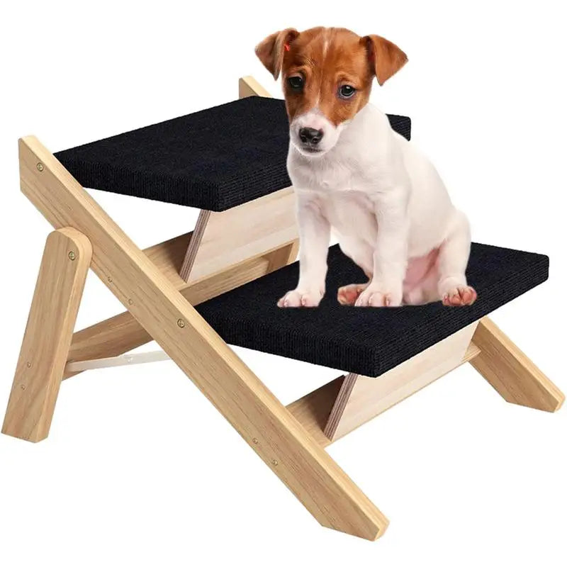 Folding Pet Ramp Non-slip 2 In 1 Stairs