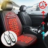 12V Heated Car Seat Cushion Cloth/Flannel Car Seat