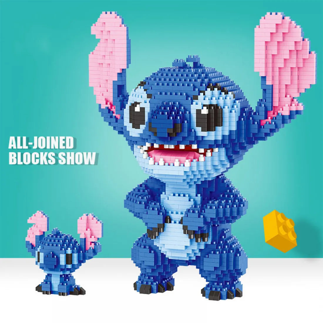 2300Pcs+ Mini Bricks Toys Stitch Diamond Building Block