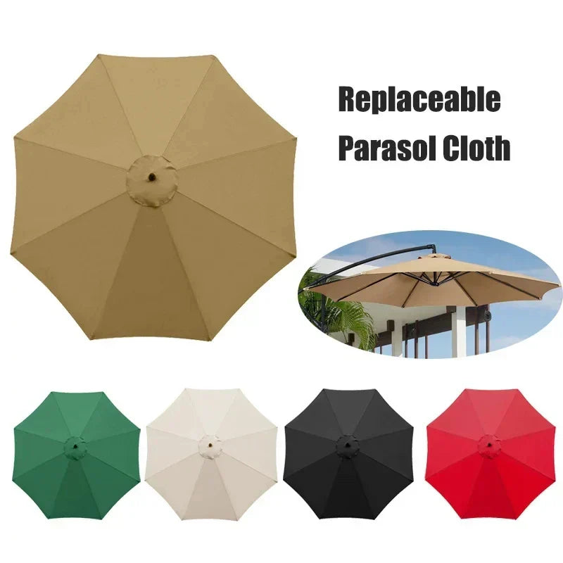 2m 6 Rib Patio Umbrella Canopy Replacement Parasol