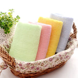 10 Pcs/Set Bamboo Fiber Face Towel 25x50cm Soft