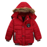 2-6 Years Autumn Winter Boys Jacket Warm Fur