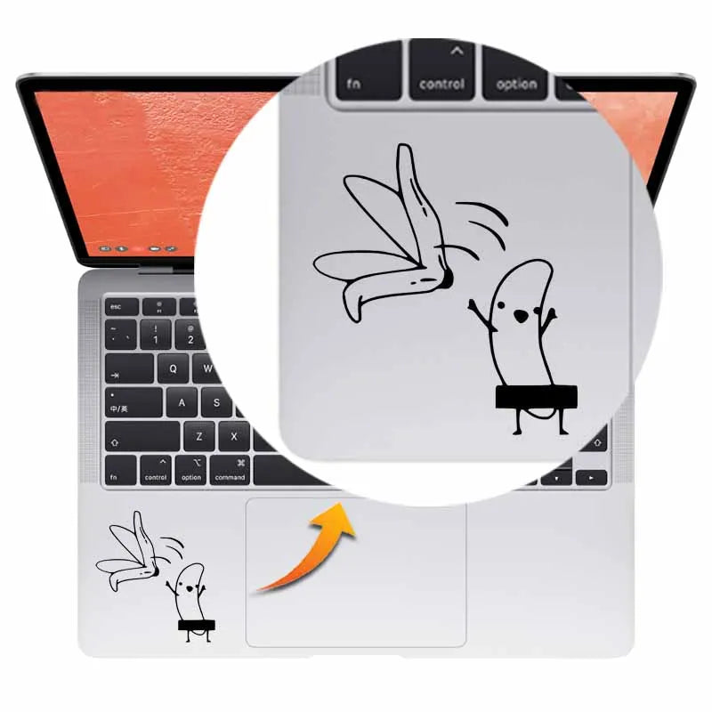 Banana Funny Cartoon Laptop Sticker for Macbook Pro