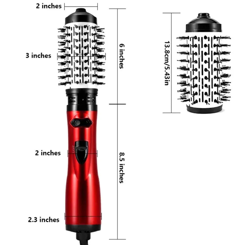 2 Replaceable Head 360 Rotating AirFlow Hot Air