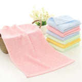 10 Pcs/Set Bamboo Fiber Face Towel 25x50cm Soft