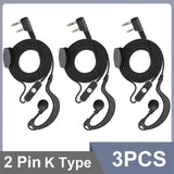 10pcs BAOFENG Radio 2pin K Port Earpiece Ptt