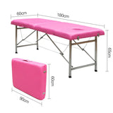 60x65x180cm Portable Massage Table Professional Foldable Beauty Spa