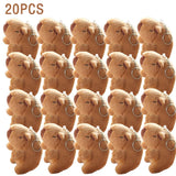 1-20PCS Cartoon Capybara Pendant Plush Toy Doll Bag