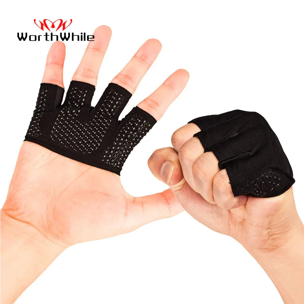 WorthWhile Gym Fitness Half Finger Gloves Men Women